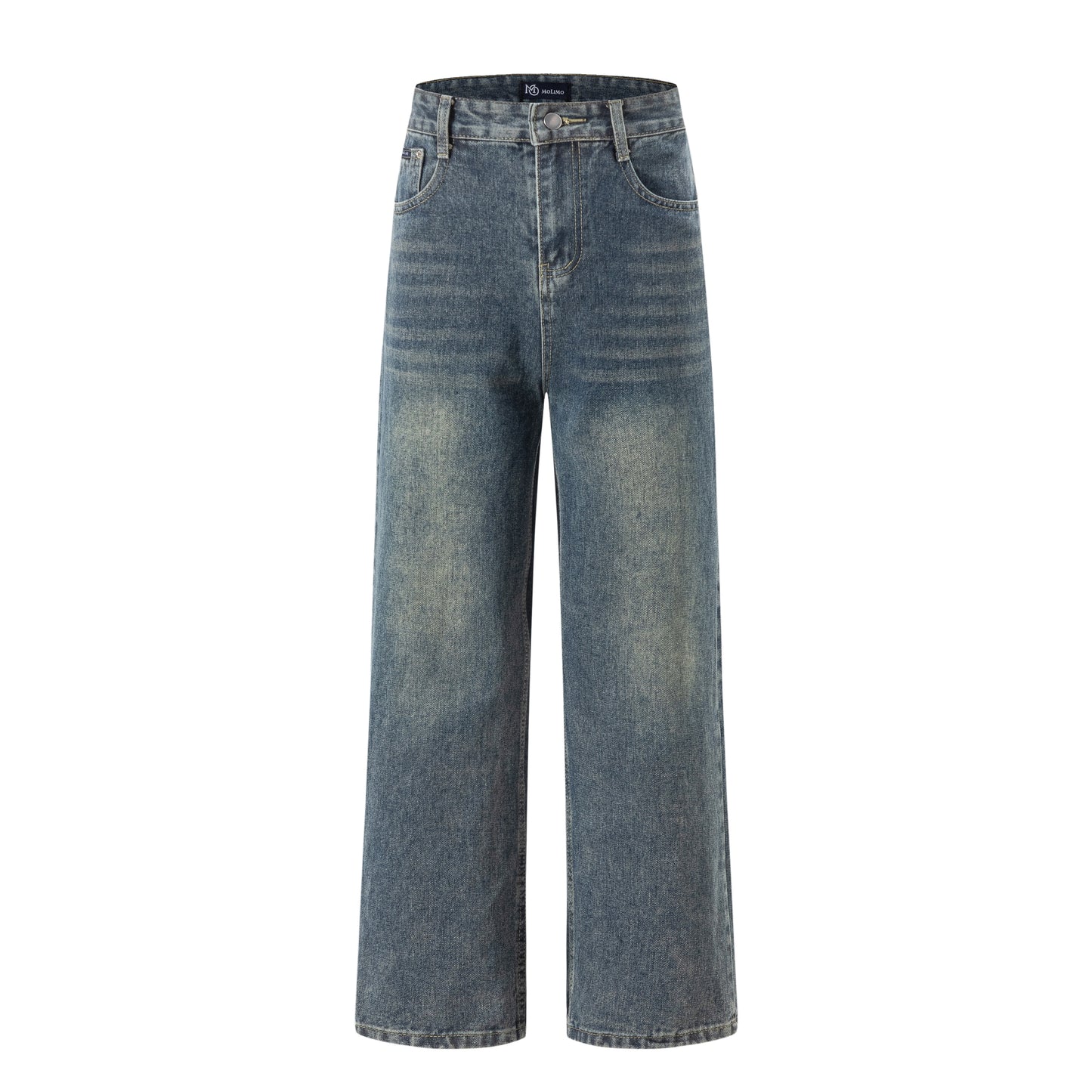 Mo.JEANS | กางเกงยีนส์ ทรงหลวม กระบอกกลาง สไตล์ Basic Jeans มี 13 สี (S-6XL) #MO8003