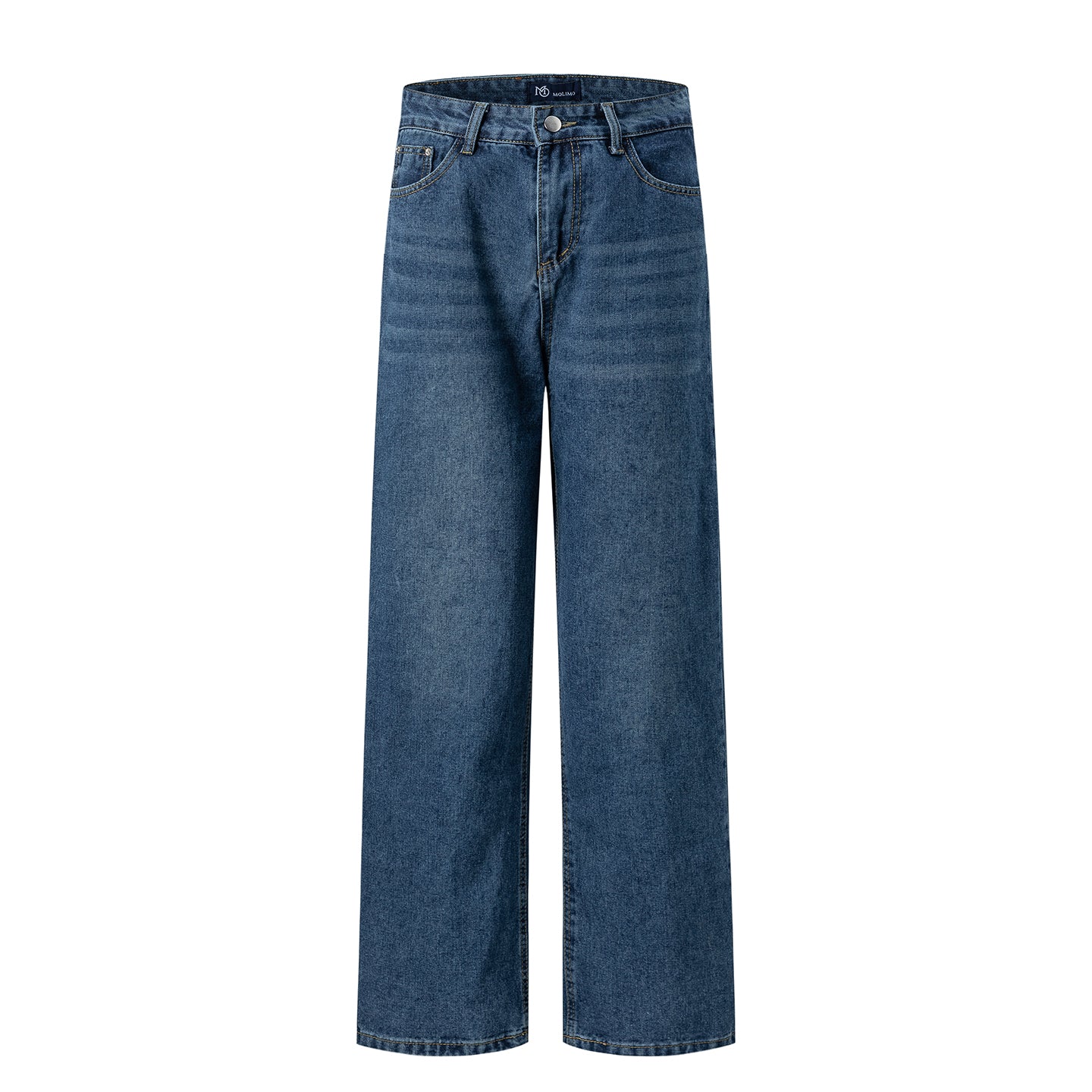 Mo.JEANS | กางเกงยีนส์ ทรงหลวม กระบอกกลาง สไตล์ Basic Jeans มี 13 สี (S-6XL) #MO8003